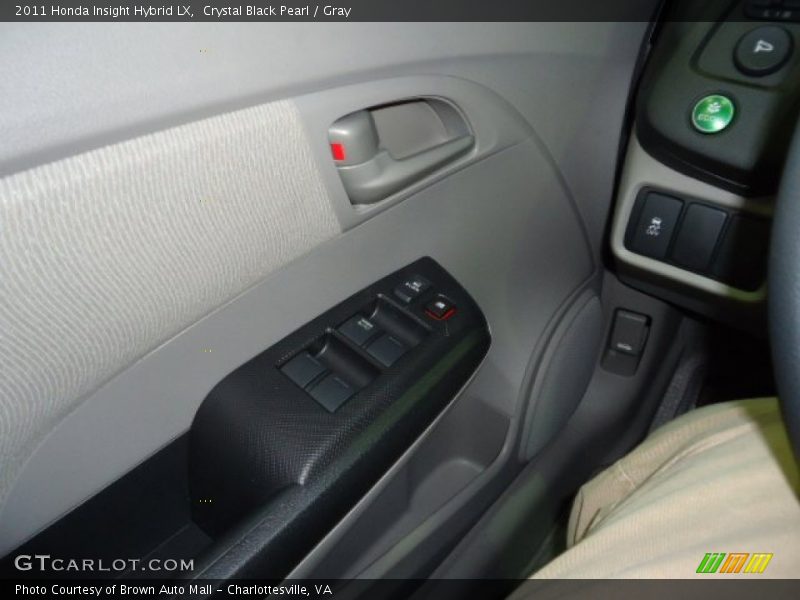 Crystal Black Pearl / Gray 2011 Honda Insight Hybrid LX