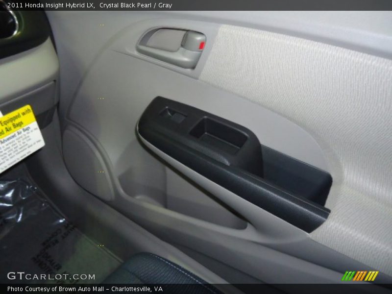 Crystal Black Pearl / Gray 2011 Honda Insight Hybrid LX