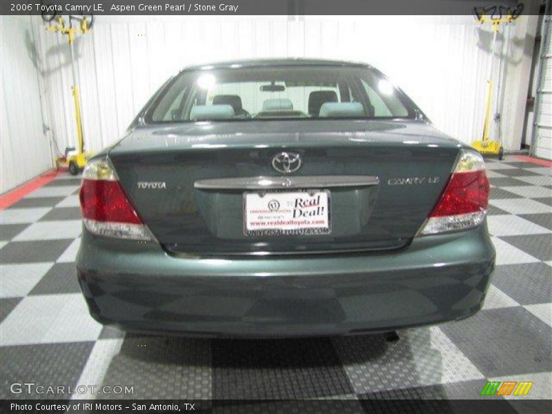 Aspen Green Pearl / Stone Gray 2006 Toyota Camry LE