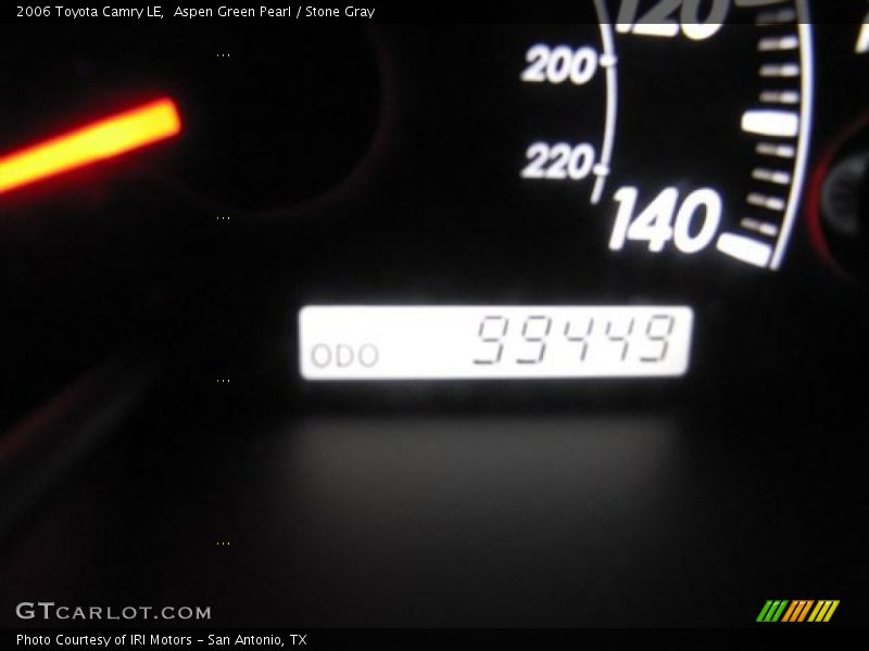 Aspen Green Pearl / Stone Gray 2006 Toyota Camry LE