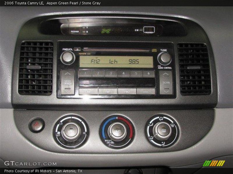 Aspen Green Pearl / Stone Gray 2006 Toyota Camry LE