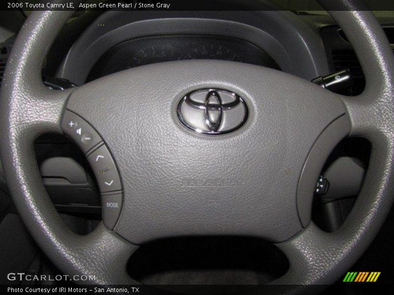Aspen Green Pearl / Stone Gray 2006 Toyota Camry LE