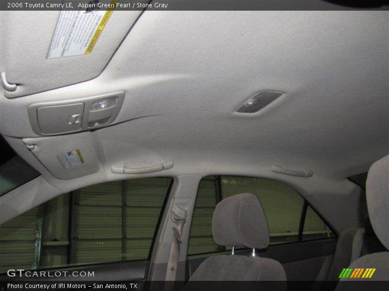 Aspen Green Pearl / Stone Gray 2006 Toyota Camry LE