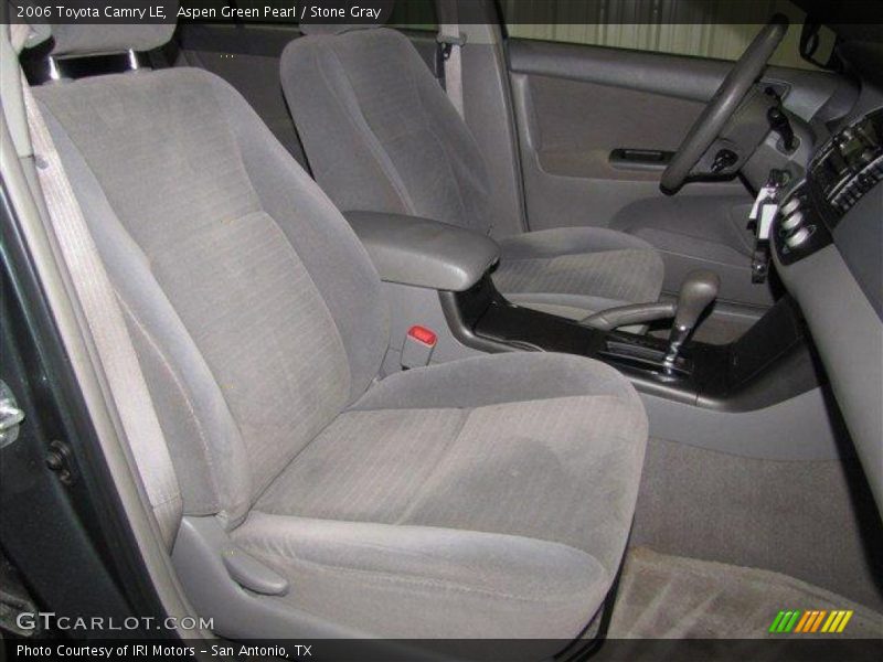 Aspen Green Pearl / Stone Gray 2006 Toyota Camry LE