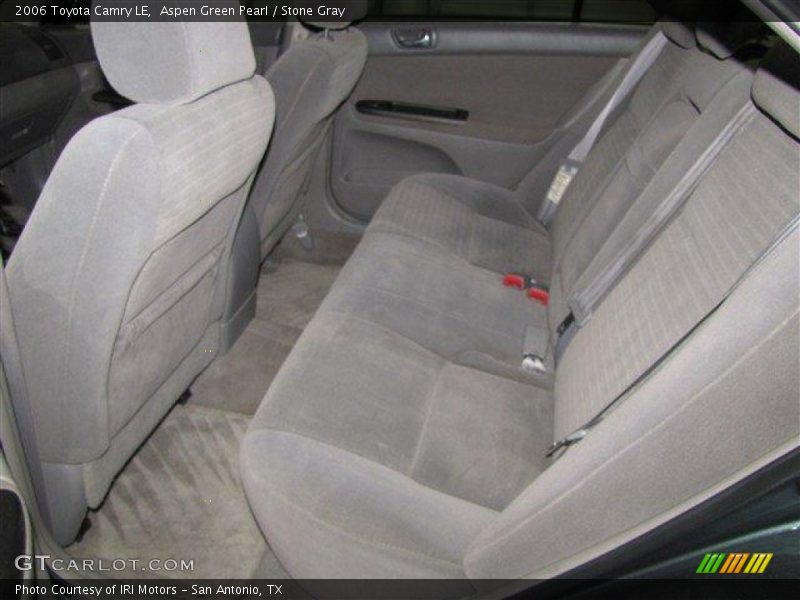 Aspen Green Pearl / Stone Gray 2006 Toyota Camry LE