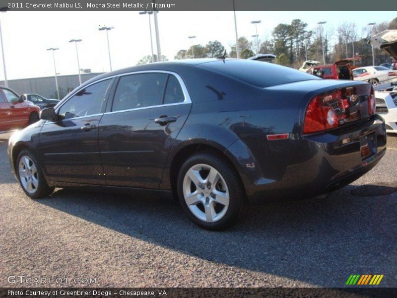 Mocha Steel Metallic / Titanium 2011 Chevrolet Malibu LS