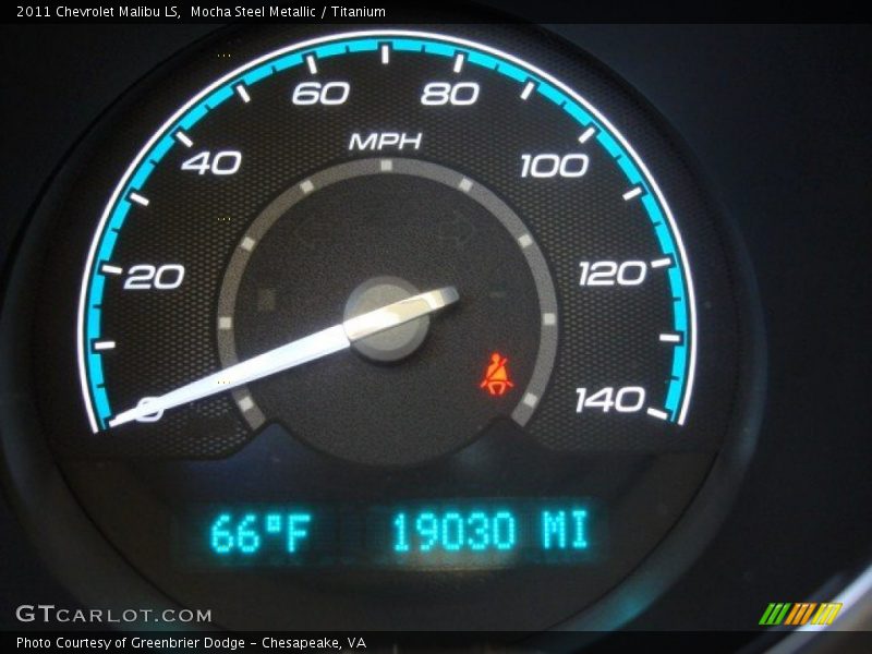 Mocha Steel Metallic / Titanium 2011 Chevrolet Malibu LS