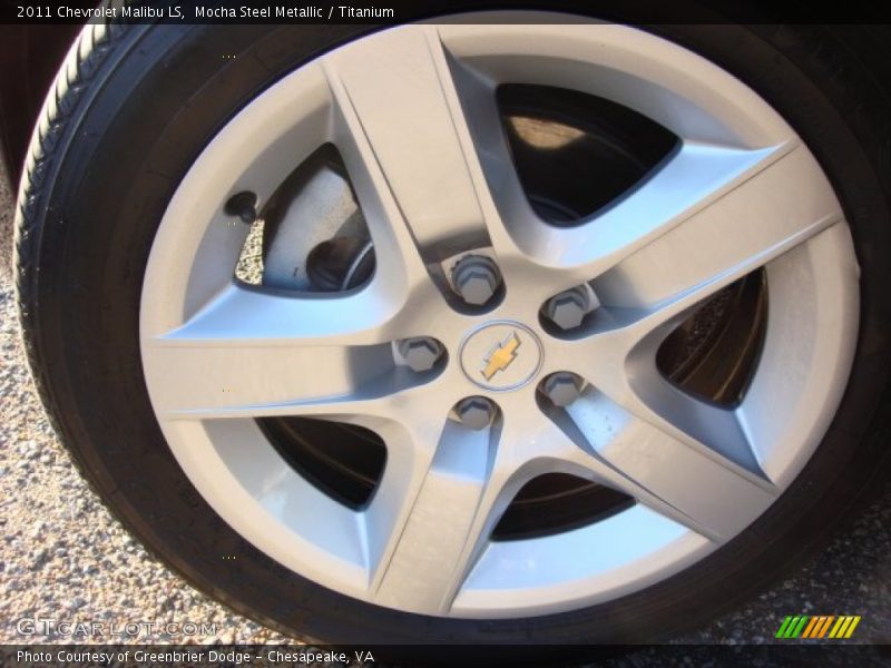 Mocha Steel Metallic / Titanium 2011 Chevrolet Malibu LS