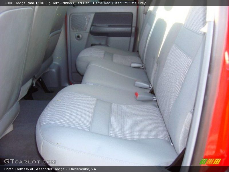 Flame Red / Medium Slate Gray 2008 Dodge Ram 1500 Big Horn Edition Quad Cab