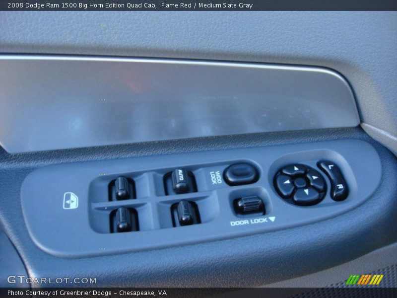 Flame Red / Medium Slate Gray 2008 Dodge Ram 1500 Big Horn Edition Quad Cab