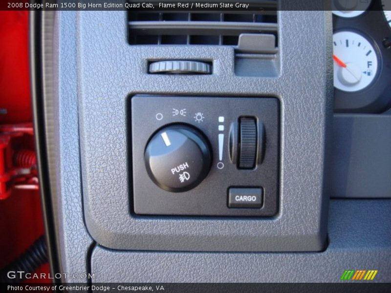 Flame Red / Medium Slate Gray 2008 Dodge Ram 1500 Big Horn Edition Quad Cab