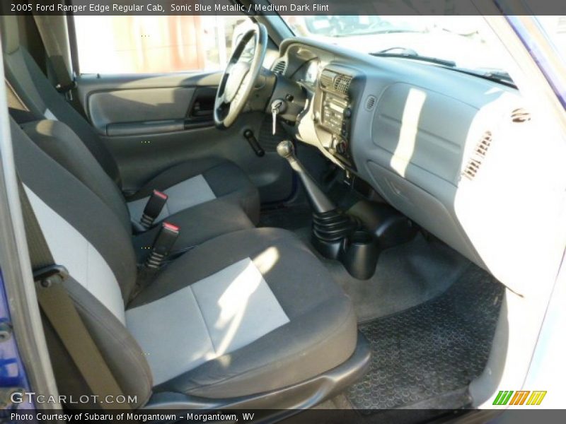 Sonic Blue Metallic / Medium Dark Flint 2005 Ford Ranger Edge Regular Cab
