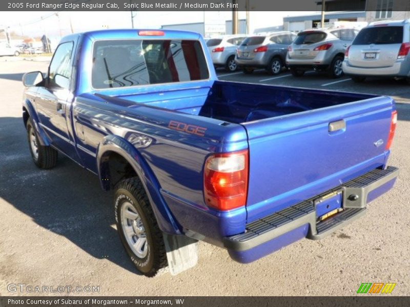 Sonic Blue Metallic / Medium Dark Flint 2005 Ford Ranger Edge Regular Cab