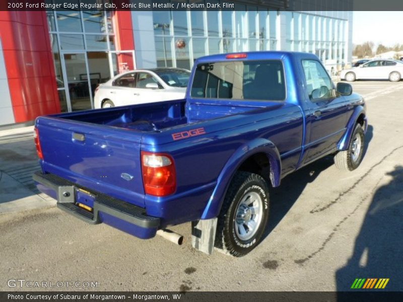 Sonic Blue Metallic / Medium Dark Flint 2005 Ford Ranger Edge Regular Cab