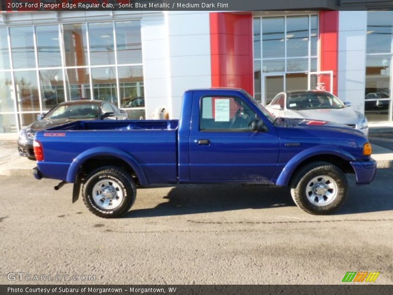 Sonic Blue Metallic / Medium Dark Flint 2005 Ford Ranger Edge Regular Cab