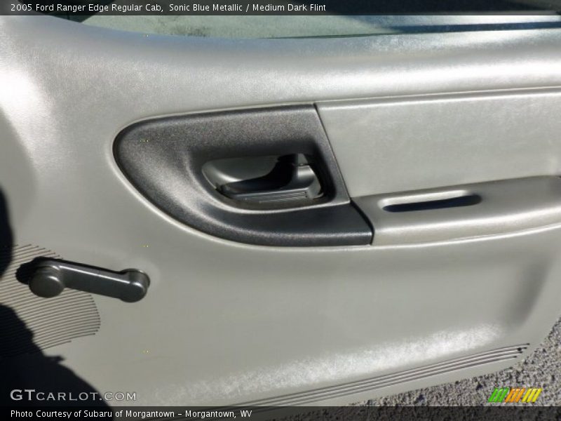 Sonic Blue Metallic / Medium Dark Flint 2005 Ford Ranger Edge Regular Cab