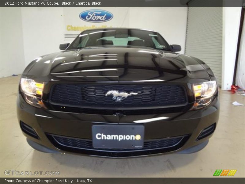 Black / Charcoal Black 2012 Ford Mustang V6 Coupe