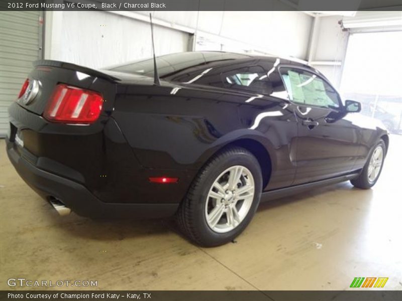 Black / Charcoal Black 2012 Ford Mustang V6 Coupe
