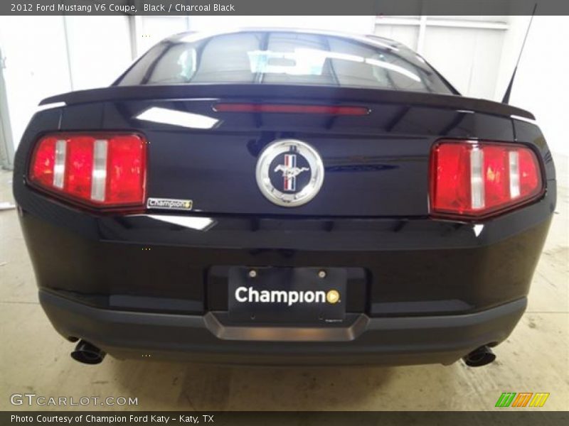 Black / Charcoal Black 2012 Ford Mustang V6 Coupe