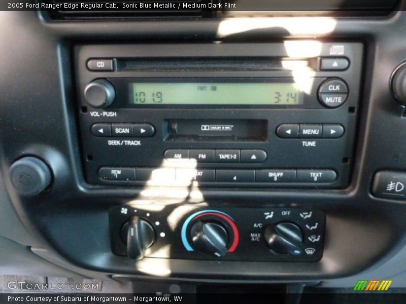 Controls of 2005 Ranger Edge Regular Cab