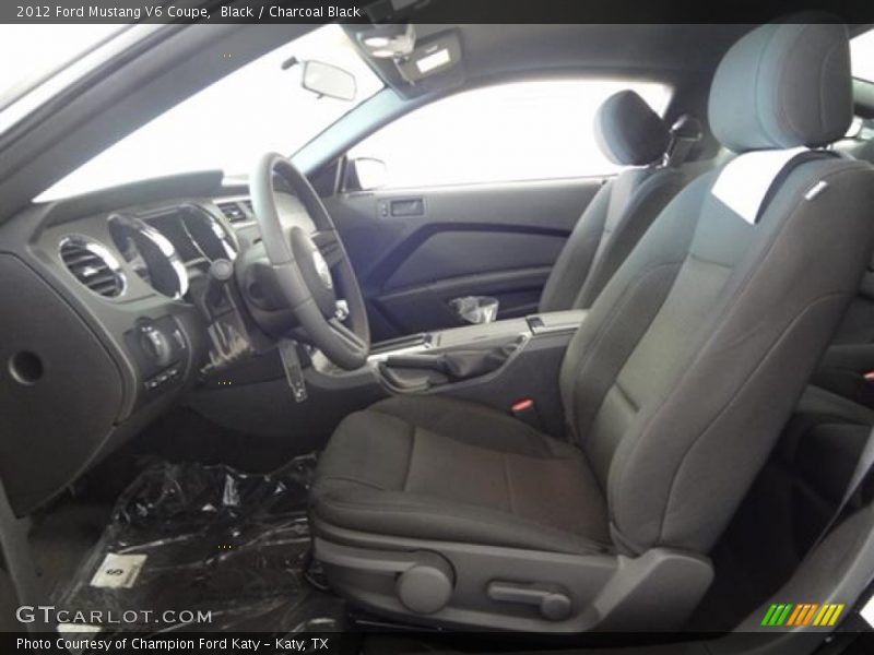 Black / Charcoal Black 2012 Ford Mustang V6 Coupe