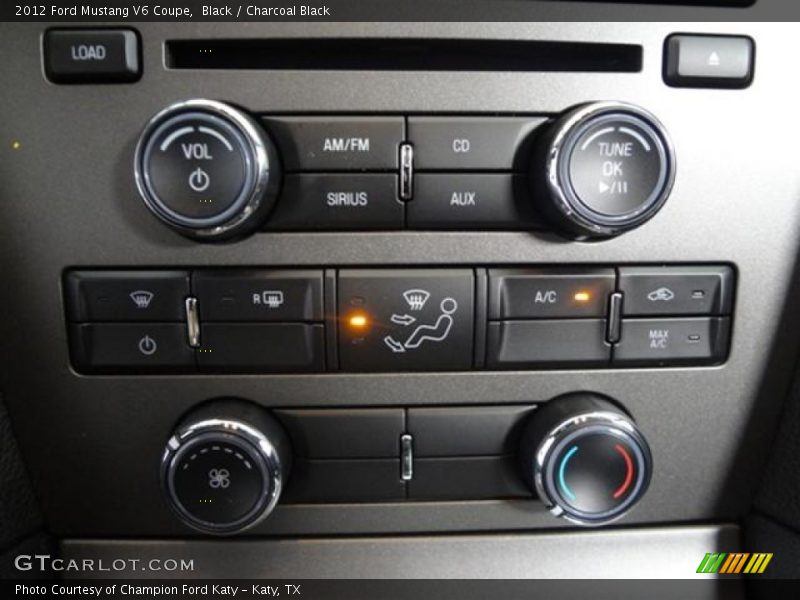Black / Charcoal Black 2012 Ford Mustang V6 Coupe