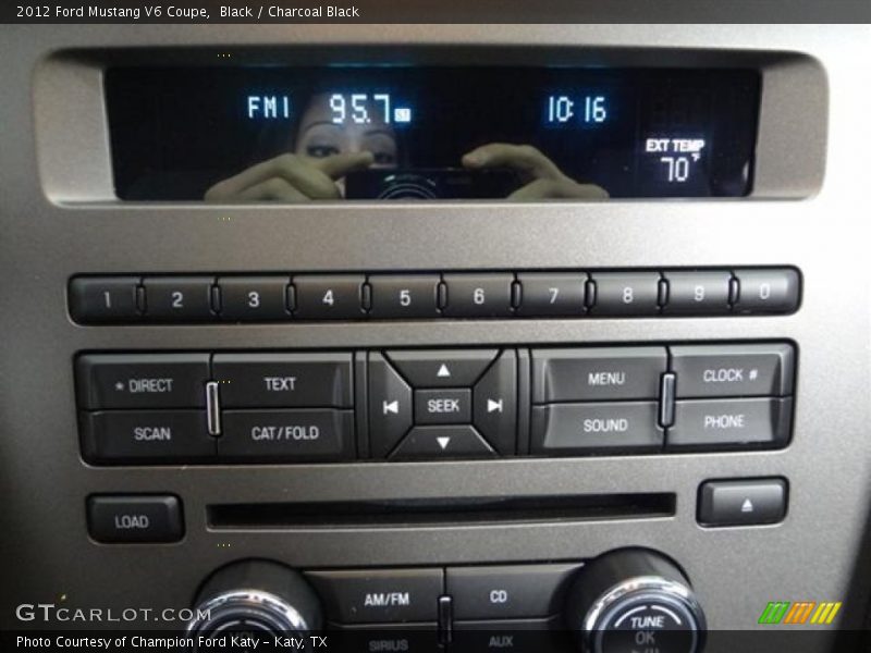 Black / Charcoal Black 2012 Ford Mustang V6 Coupe