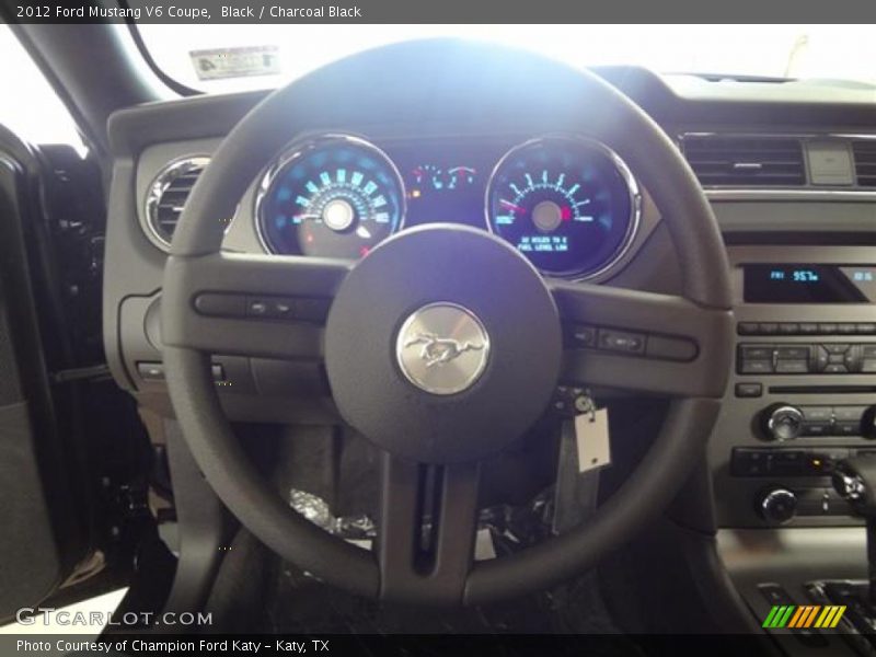 Black / Charcoal Black 2012 Ford Mustang V6 Coupe