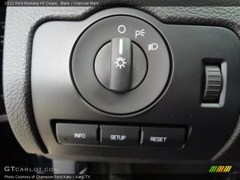 Black / Charcoal Black 2012 Ford Mustang V6 Coupe