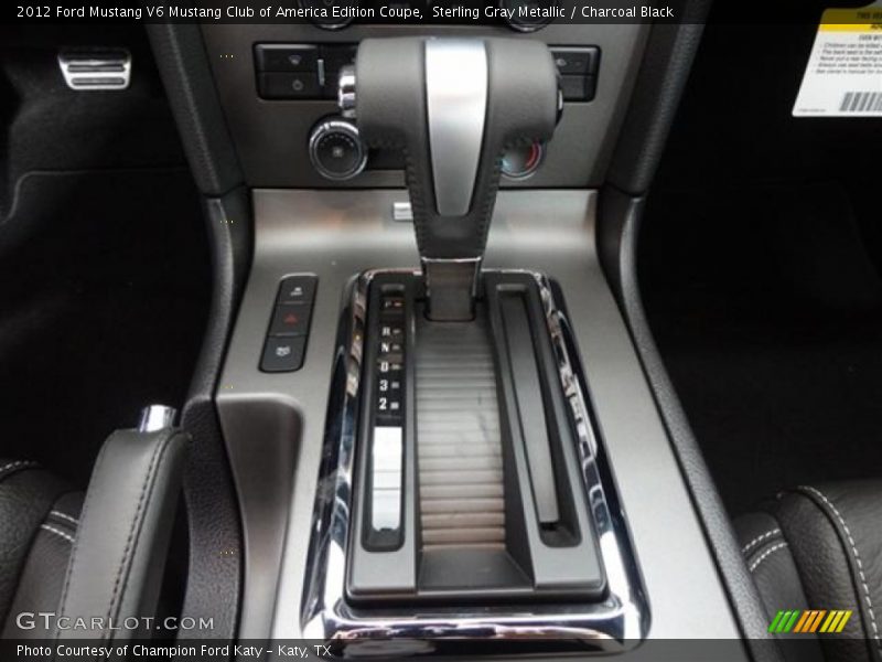 Sterling Gray Metallic / Charcoal Black 2012 Ford Mustang V6 Mustang Club of America Edition Coupe