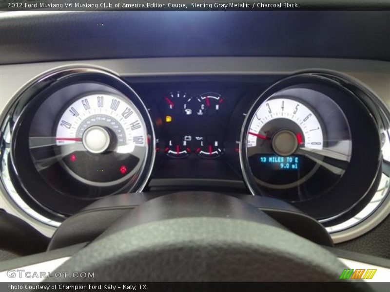  2012 Mustang V6 Mustang Club of America Edition Coupe V6 Mustang Club of America Edition Coupe Gauges