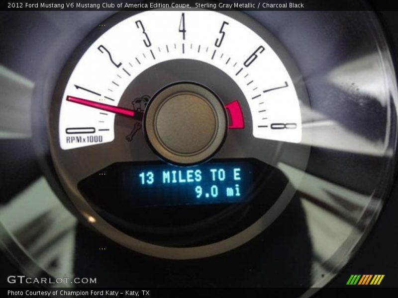 Sterling Gray Metallic / Charcoal Black 2012 Ford Mustang V6 Mustang Club of America Edition Coupe