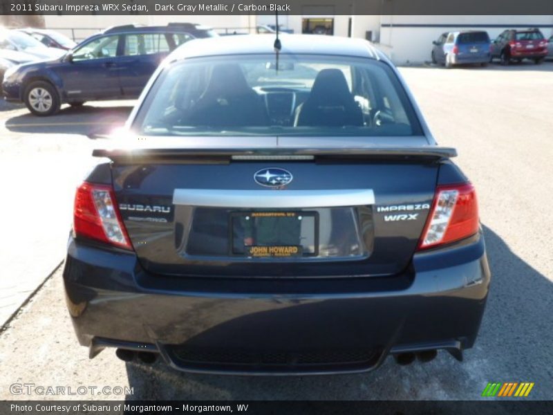 Dark Gray Metallic / Carbon Black 2011 Subaru Impreza WRX Sedan