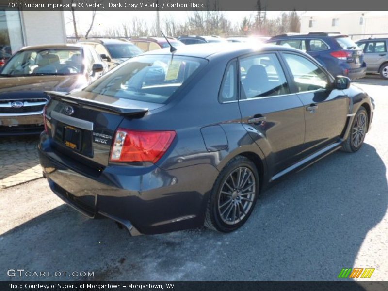 Dark Gray Metallic / Carbon Black 2011 Subaru Impreza WRX Sedan