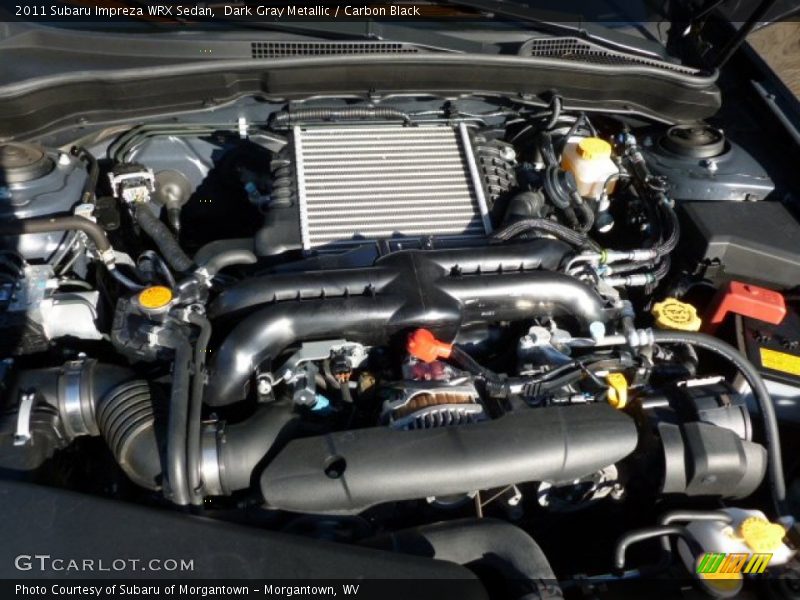Dark Gray Metallic / Carbon Black 2011 Subaru Impreza WRX Sedan