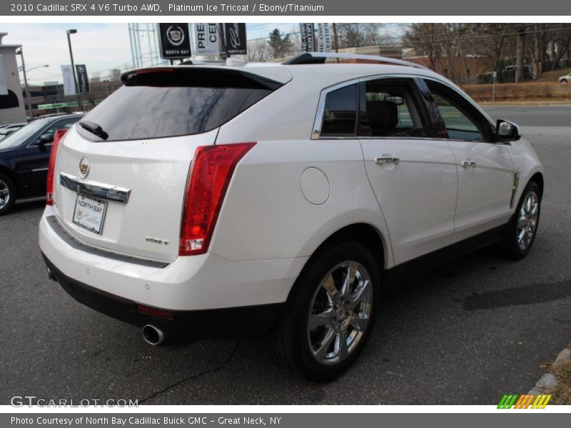 Platinum Ice Tricoat / Ebony/Titanium 2010 Cadillac SRX 4 V6 Turbo AWD