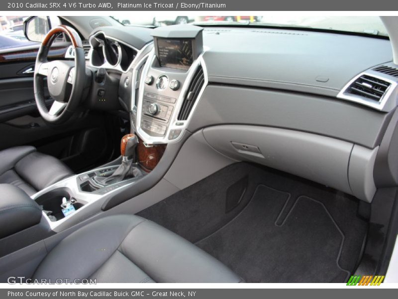Platinum Ice Tricoat / Ebony/Titanium 2010 Cadillac SRX 4 V6 Turbo AWD