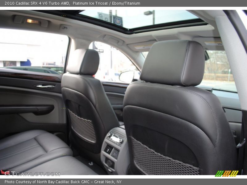 Platinum Ice Tricoat / Ebony/Titanium 2010 Cadillac SRX 4 V6 Turbo AWD