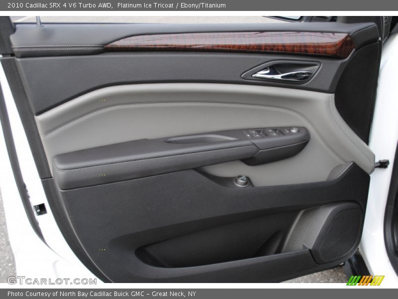 Platinum Ice Tricoat / Ebony/Titanium 2010 Cadillac SRX 4 V6 Turbo AWD