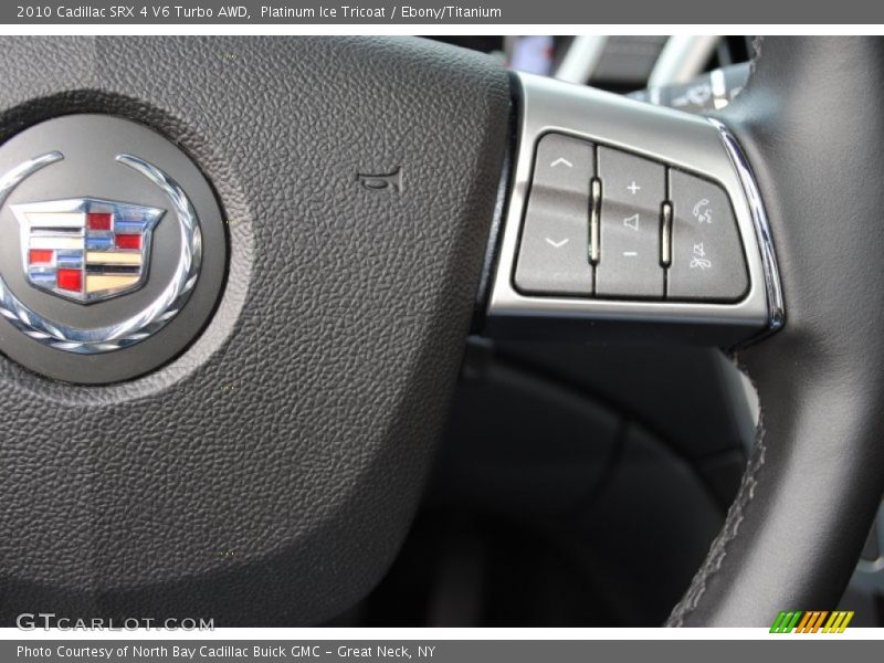 Platinum Ice Tricoat / Ebony/Titanium 2010 Cadillac SRX 4 V6 Turbo AWD