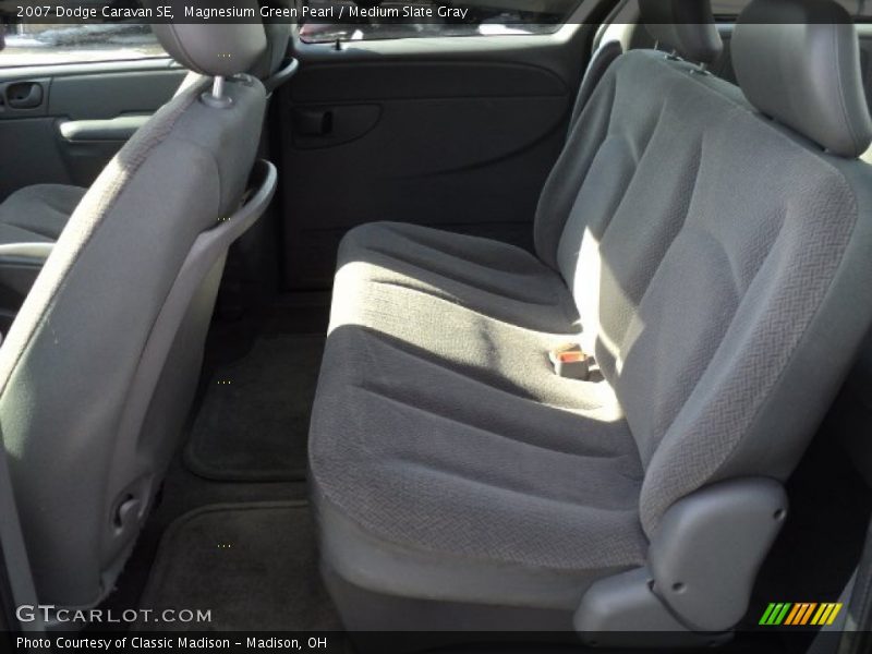 Magnesium Green Pearl / Medium Slate Gray 2007 Dodge Caravan SE