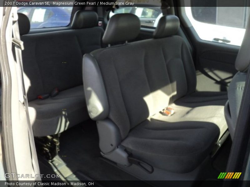 Magnesium Green Pearl / Medium Slate Gray 2007 Dodge Caravan SE