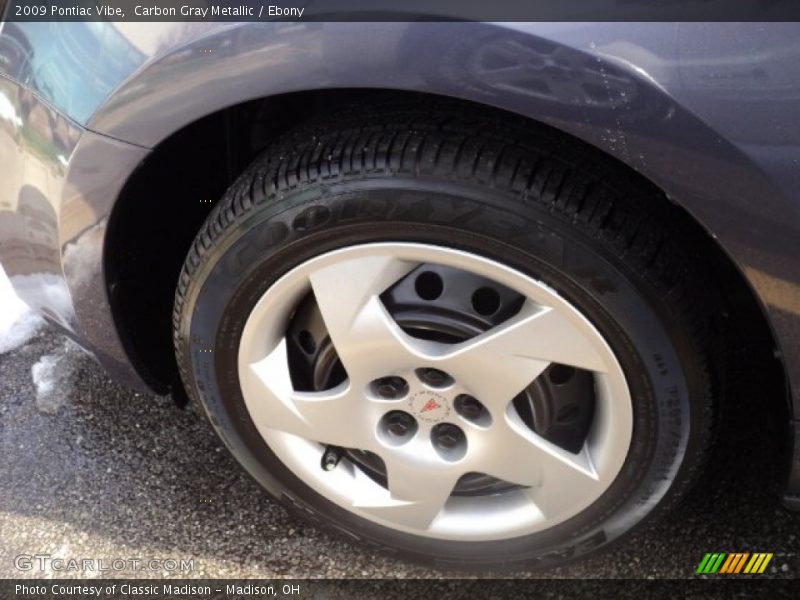Carbon Gray Metallic / Ebony 2009 Pontiac Vibe