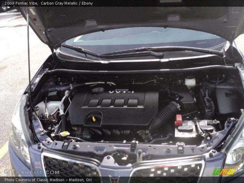 Carbon Gray Metallic / Ebony 2009 Pontiac Vibe