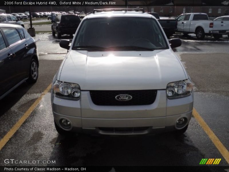 Oxford White / Medium/Dark Flint 2006 Ford Escape Hybrid 4WD