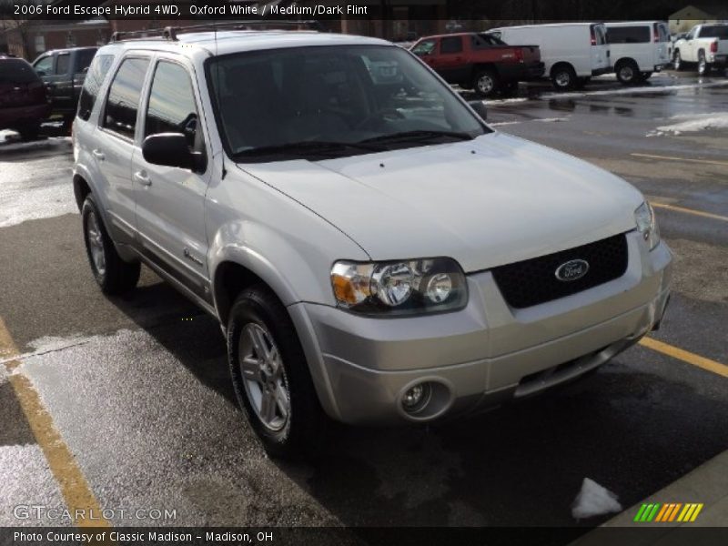 Oxford White / Medium/Dark Flint 2006 Ford Escape Hybrid 4WD