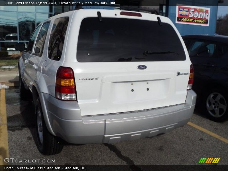 Oxford White / Medium/Dark Flint 2006 Ford Escape Hybrid 4WD