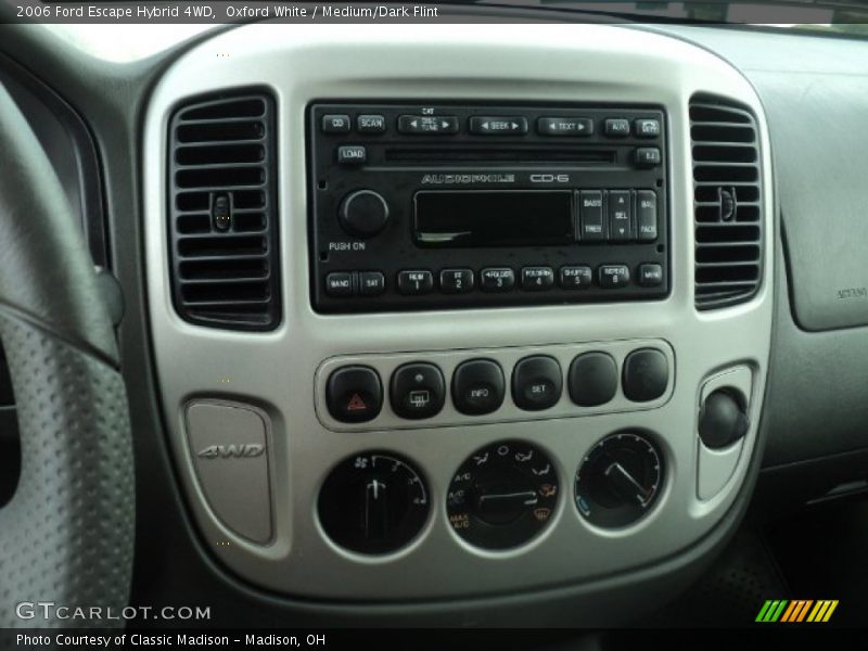 Controls of 2006 Escape Hybrid 4WD