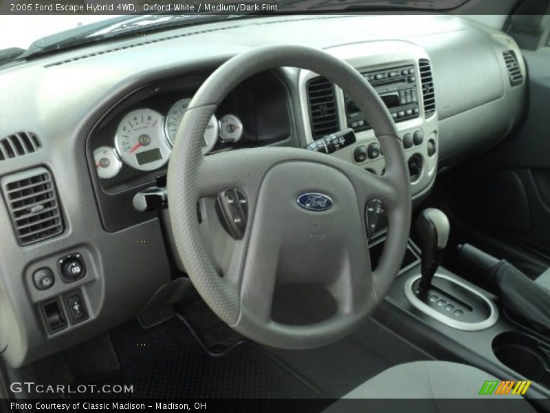 Oxford White / Medium/Dark Flint 2006 Ford Escape Hybrid 4WD