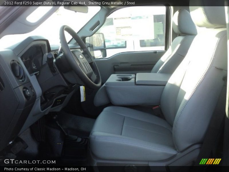 Sterling Grey Metallic / Steel 2012 Ford F250 Super Duty XL Regular Cab 4x4
